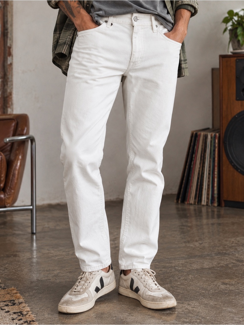Joe’s Jeans The Brixton White Slim Straight Jeans Men’s 31